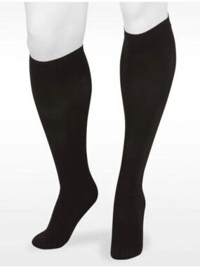Juzo Basic Knee High Compression Socks 20-30 mmHg Black Size II NEW IN BOX
